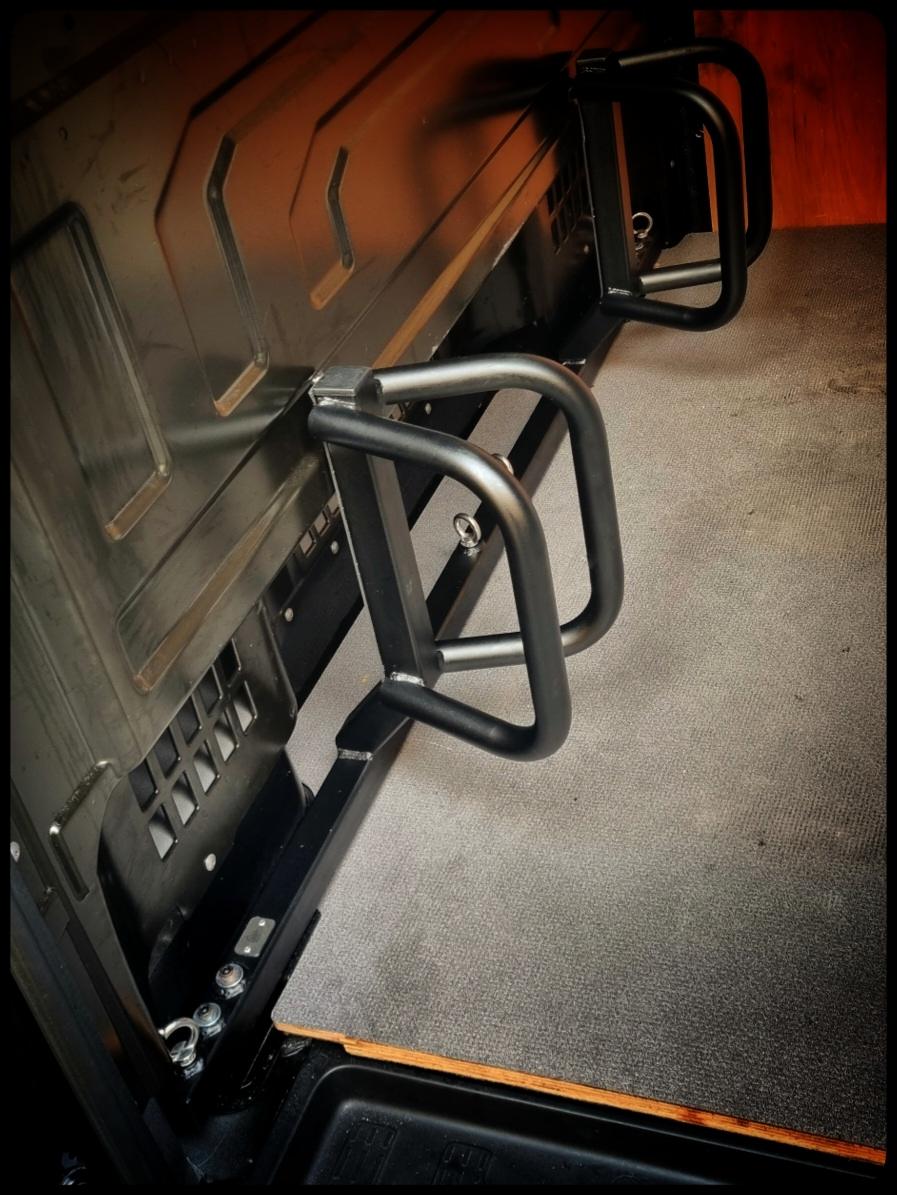 Van Bike Rack for VW Crafter & MAN TGE - Loaded Bikes Loaded Bikes VW Crafter Bike Rack 2