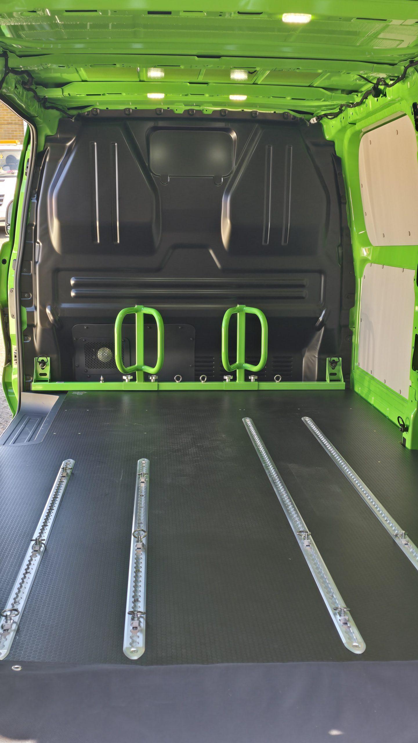 L-track flush rail - loaded bikes Msv ltrack