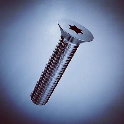 Torx Countersunk Screw, M8 A2 Stainless - Loaded Bikes Torx Countersunk Screw, M8 A2 Stainless