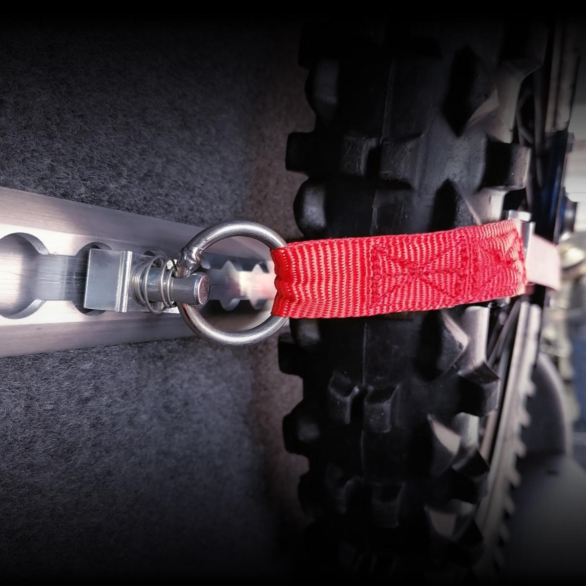 L-Track Load Strap - Loaded Bikes Loaded Bikes Wheel Strap 5