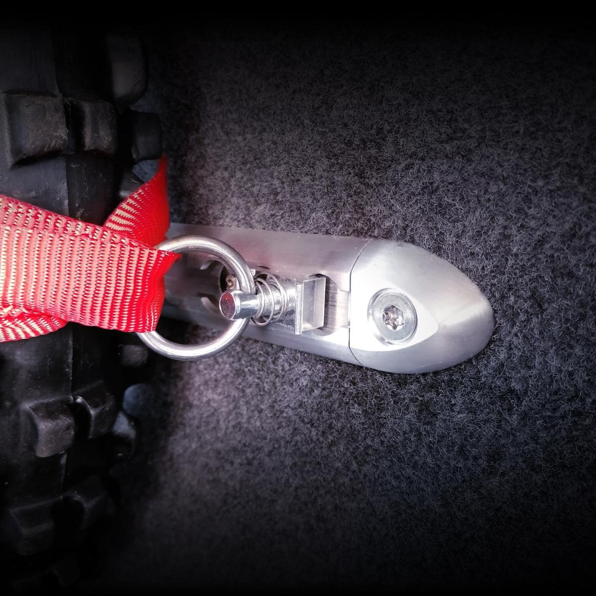 L-Track Load Strap - Loaded Bikes Loaded Bikes Wheel Strap 6