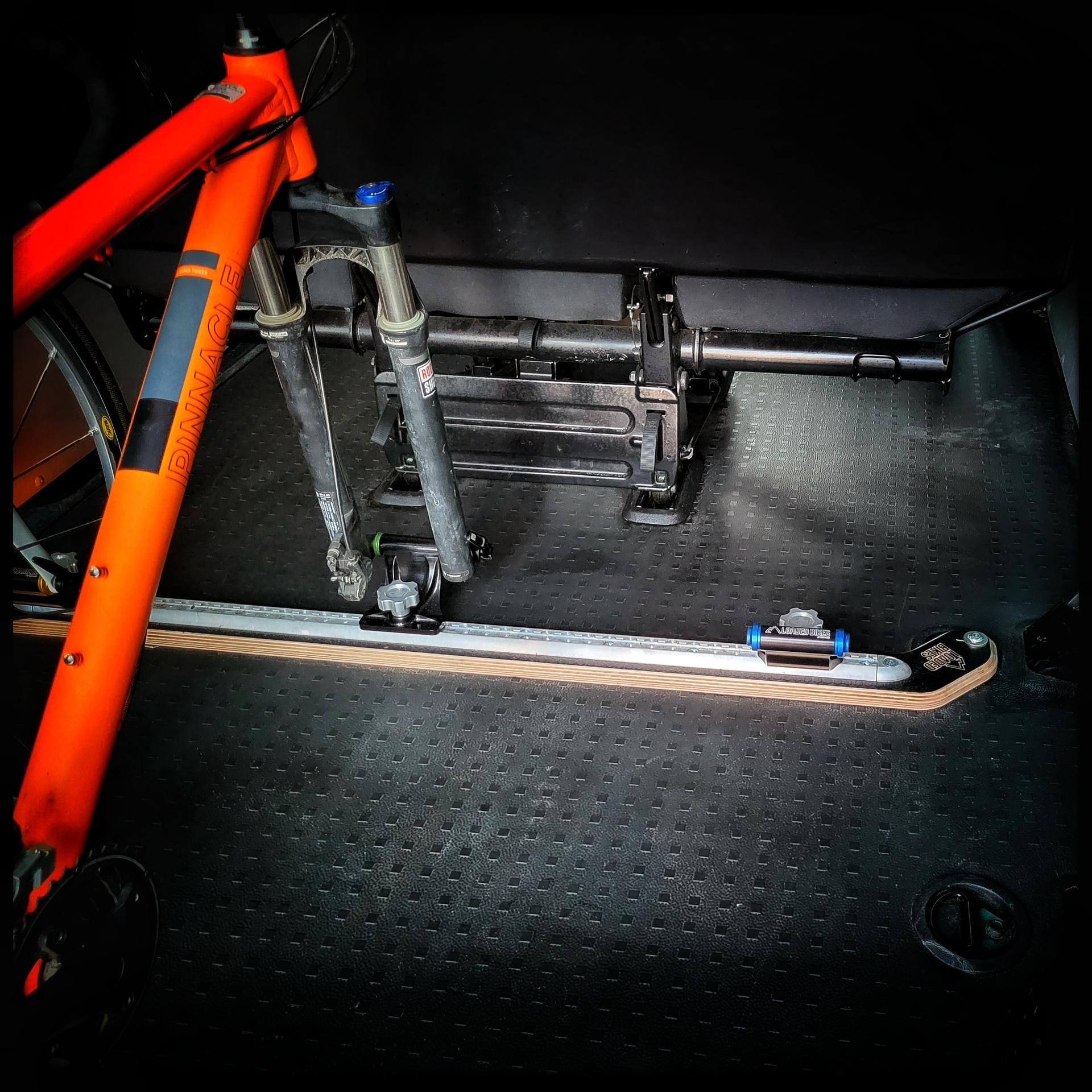 Ply L-Track Alternating Rail for VW Transporters - Loaded Bikes Loaded Bikes Back Track LWB VW Transporter 01