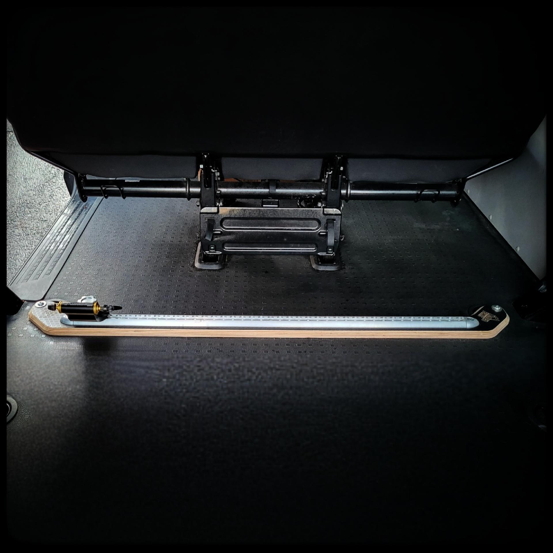 Ply L-Track Alternating Rail for VW Transporters - Loaded Bikes Loaded Bikes Back Track LWB VW Transporter 06