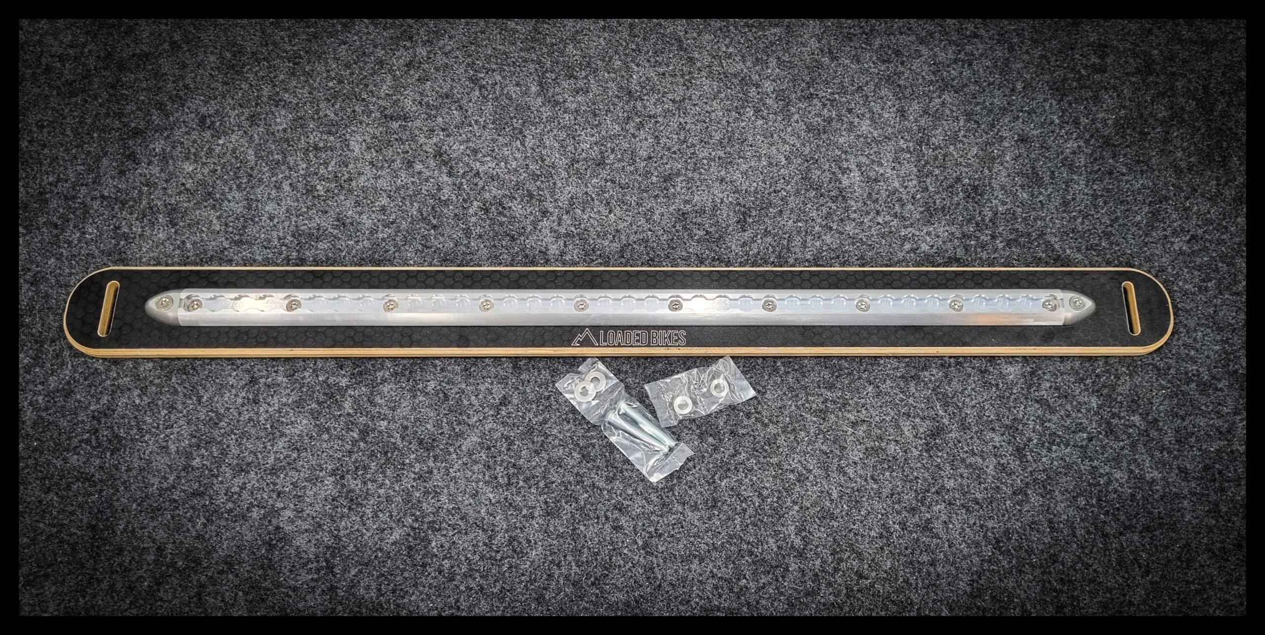 Ply L-track Threshold Rail for VW Transporters - Loaded Bikes Loaded Bikes Ply Threshold Rail 01