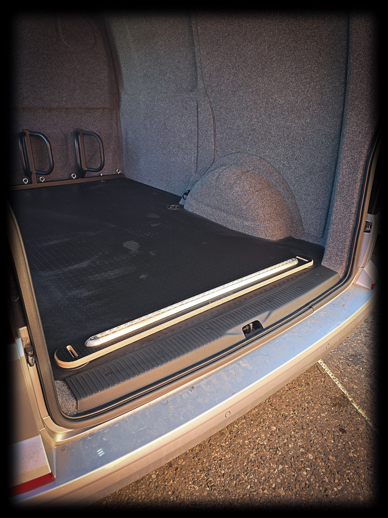 Ply L-track Threshold Rail for VW Transporters - Loaded Bikes Loaded Bikes Ply Threshold Rail 07