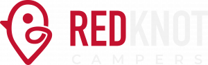 Redknot 02 logo on black background