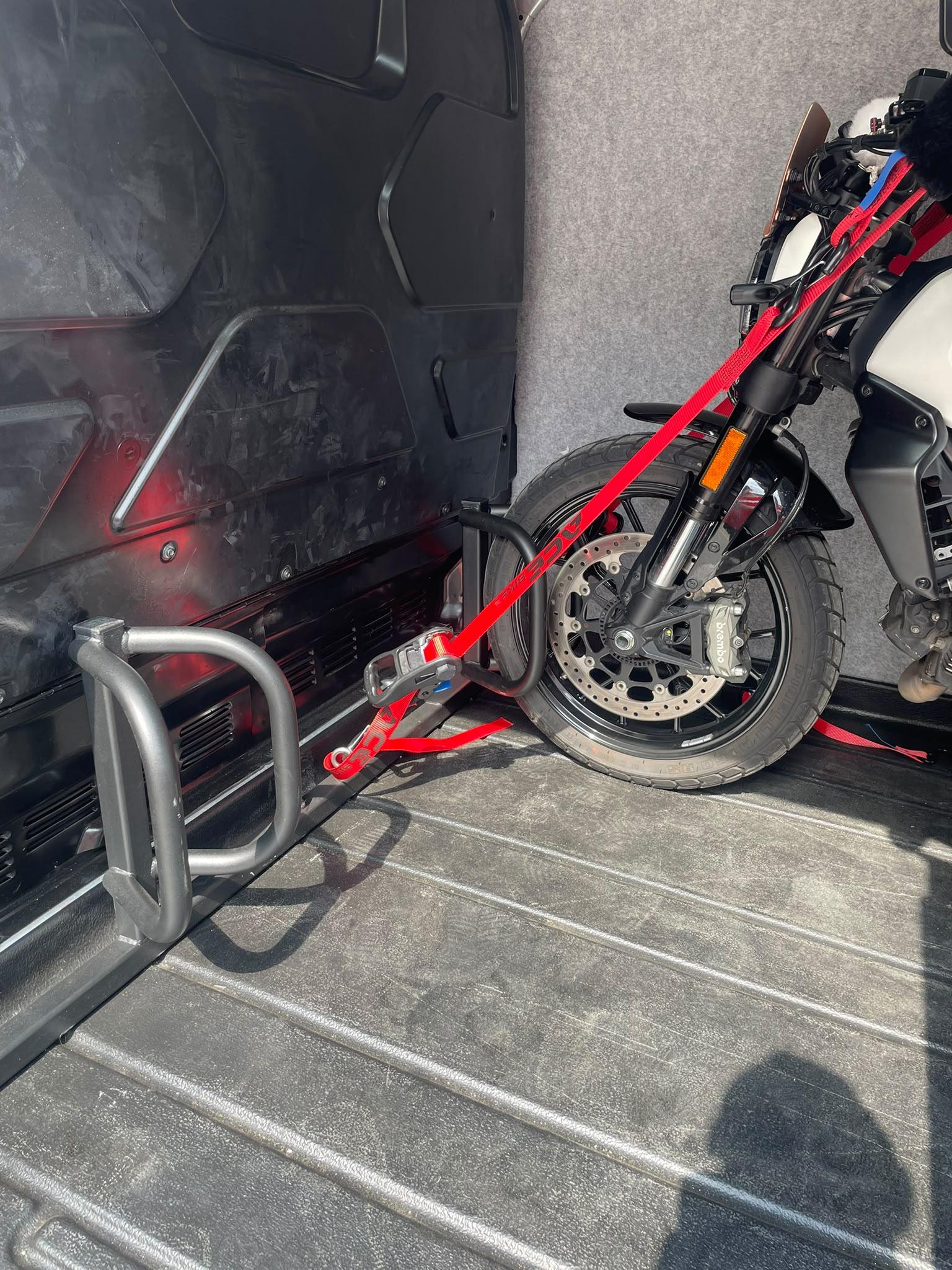 Van bike rack for ford transit custom - loaded bikes Fixed bike rack mk1 transit4