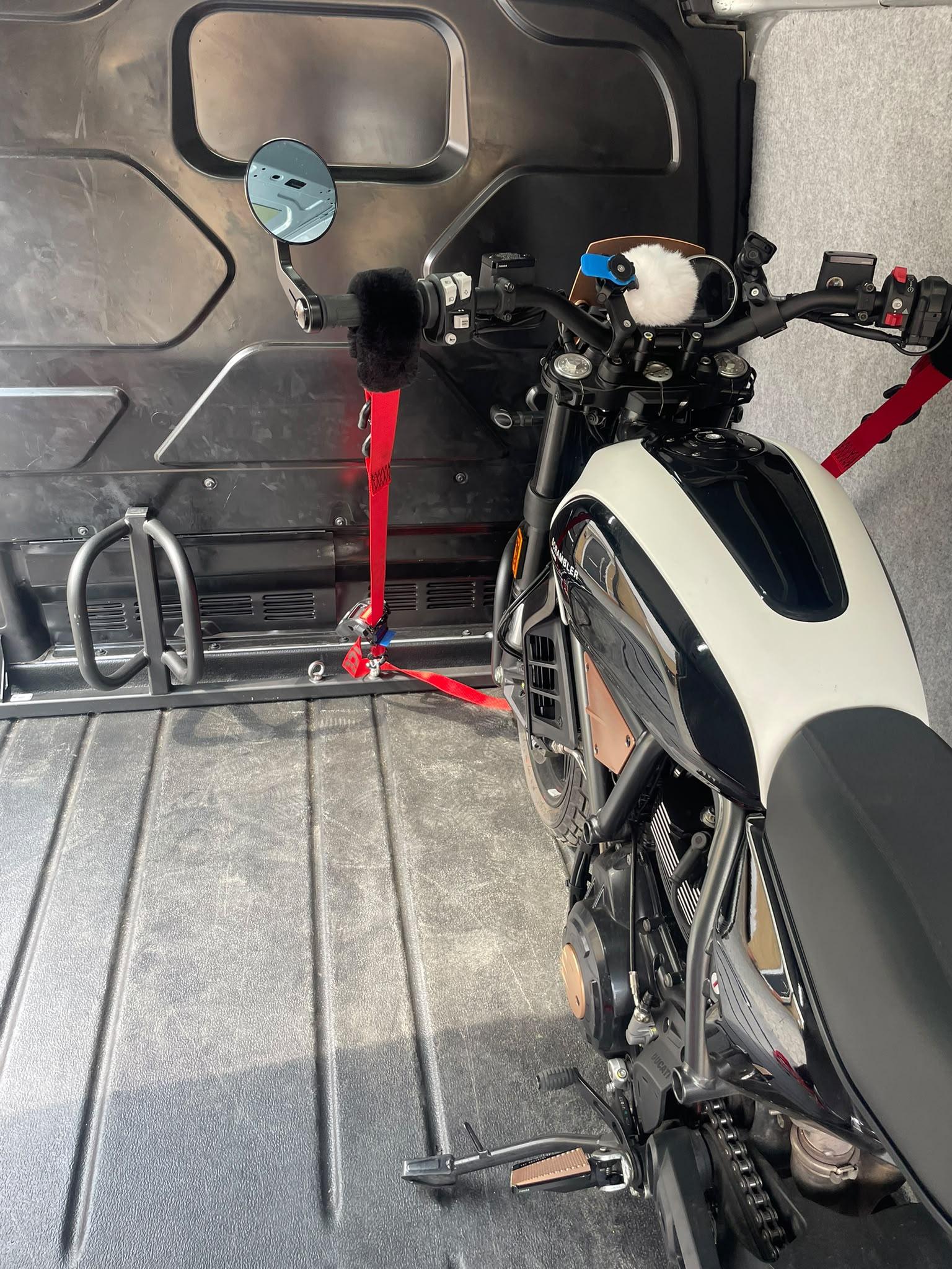 Van bike rack for ford transit custom - loaded bikes Fixed bike rack mk1 transit5