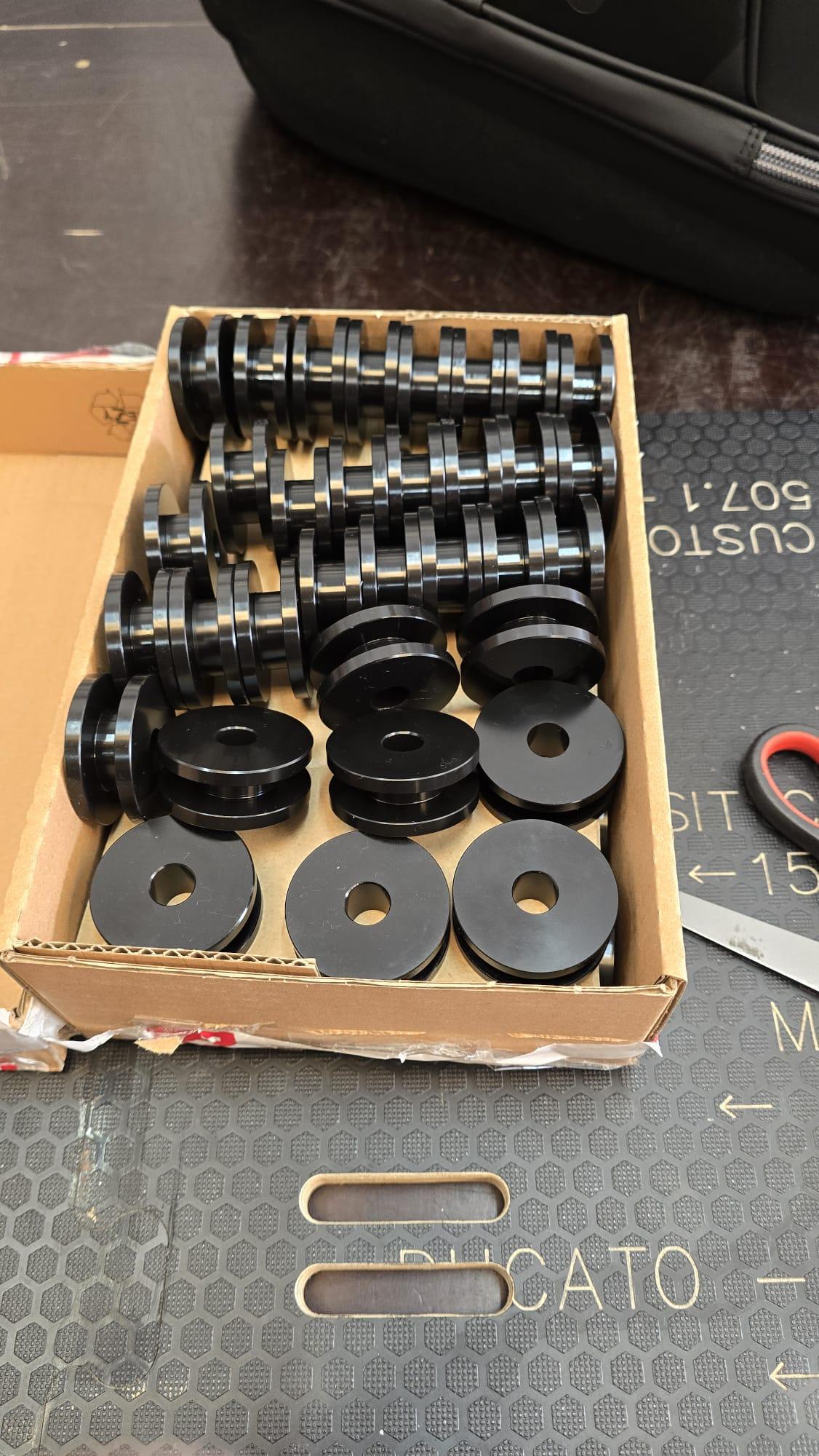 Rear axle chain idler - loaded bikes Axel idler