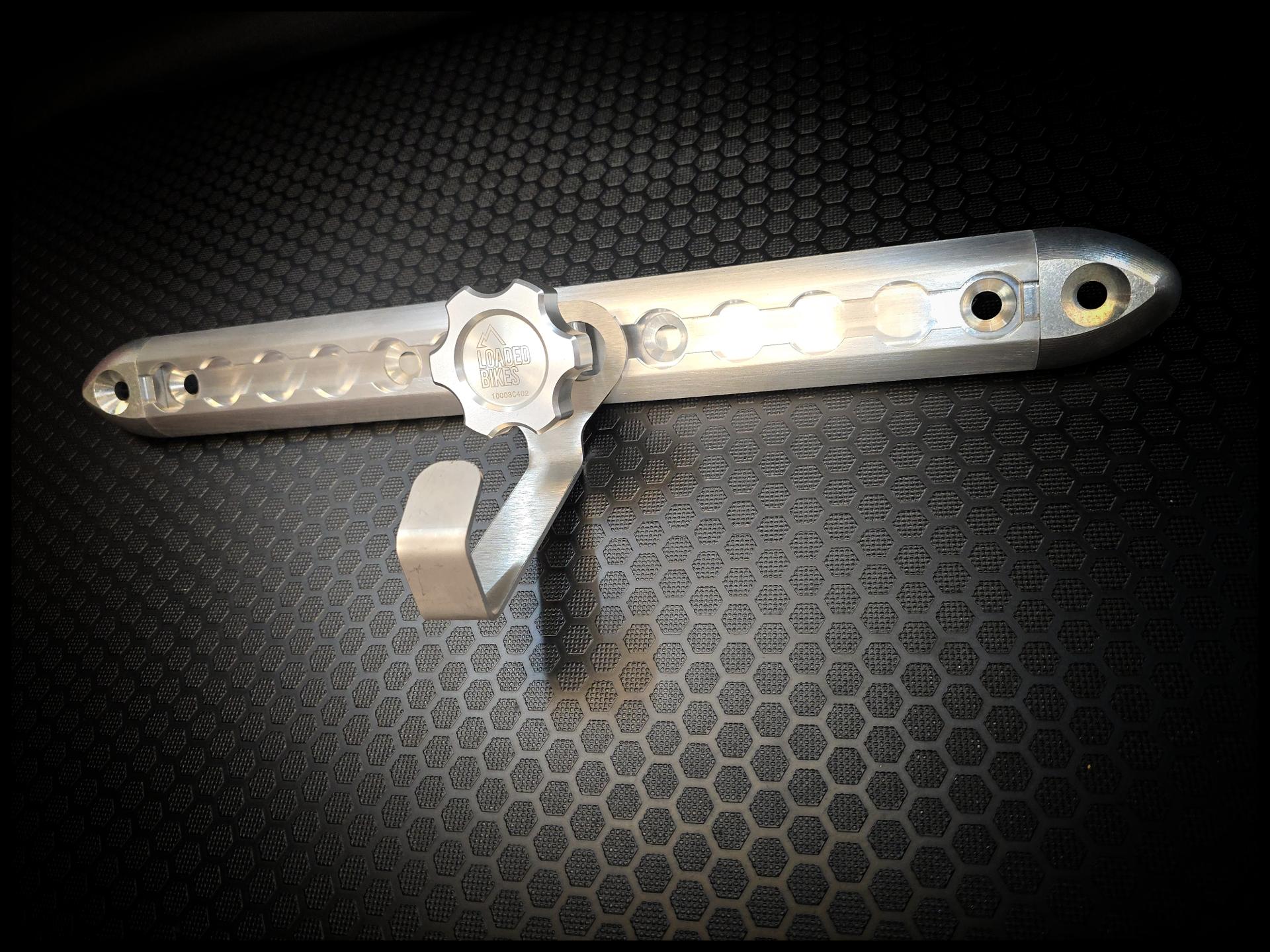 Stainless steel angled hook - loaded bikes Loaded bikes stainless angled hook 03