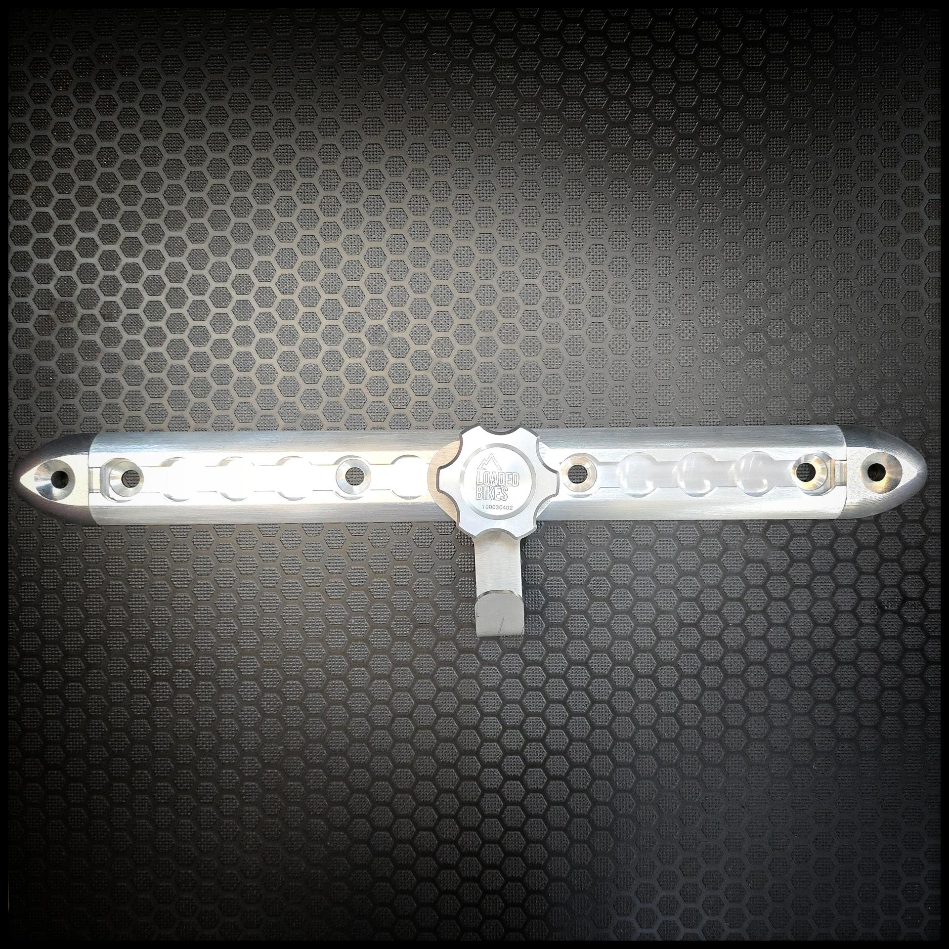 Stainless steel single hook - loaded bikes Loaded bikes stainless single hook 01