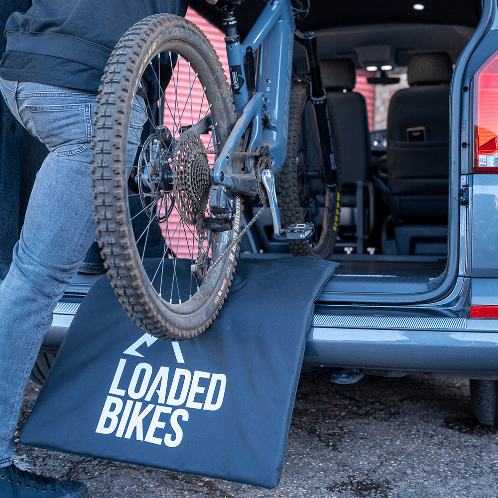 Mini padded threshold mat - loaded bikes Threshold