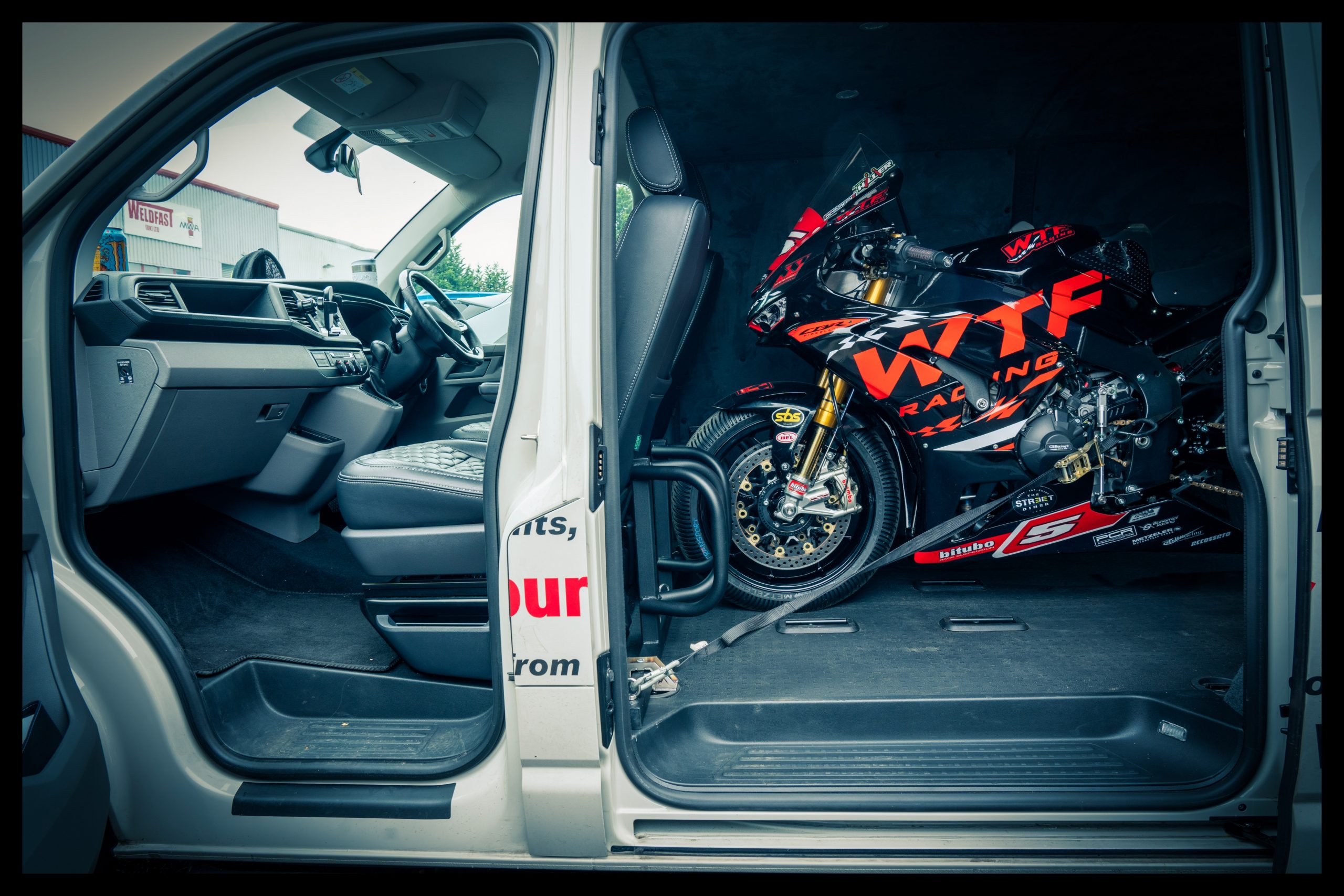 VW Transporter Kombi Van Bike Rack - Loaded Bikes Loaded Bikes Fixed Bike Rack Transporter Kombi 03