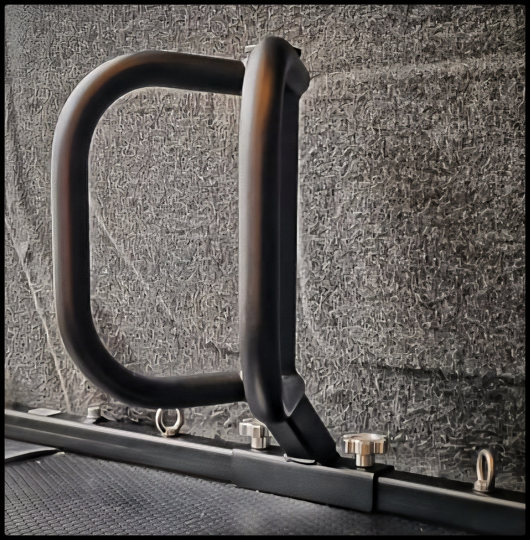 Offset Wheel Chock for Modular Van Bike Rack - Loaded Bikes Loaded Bikes Modular Bike Rack Offset Wheel Chock