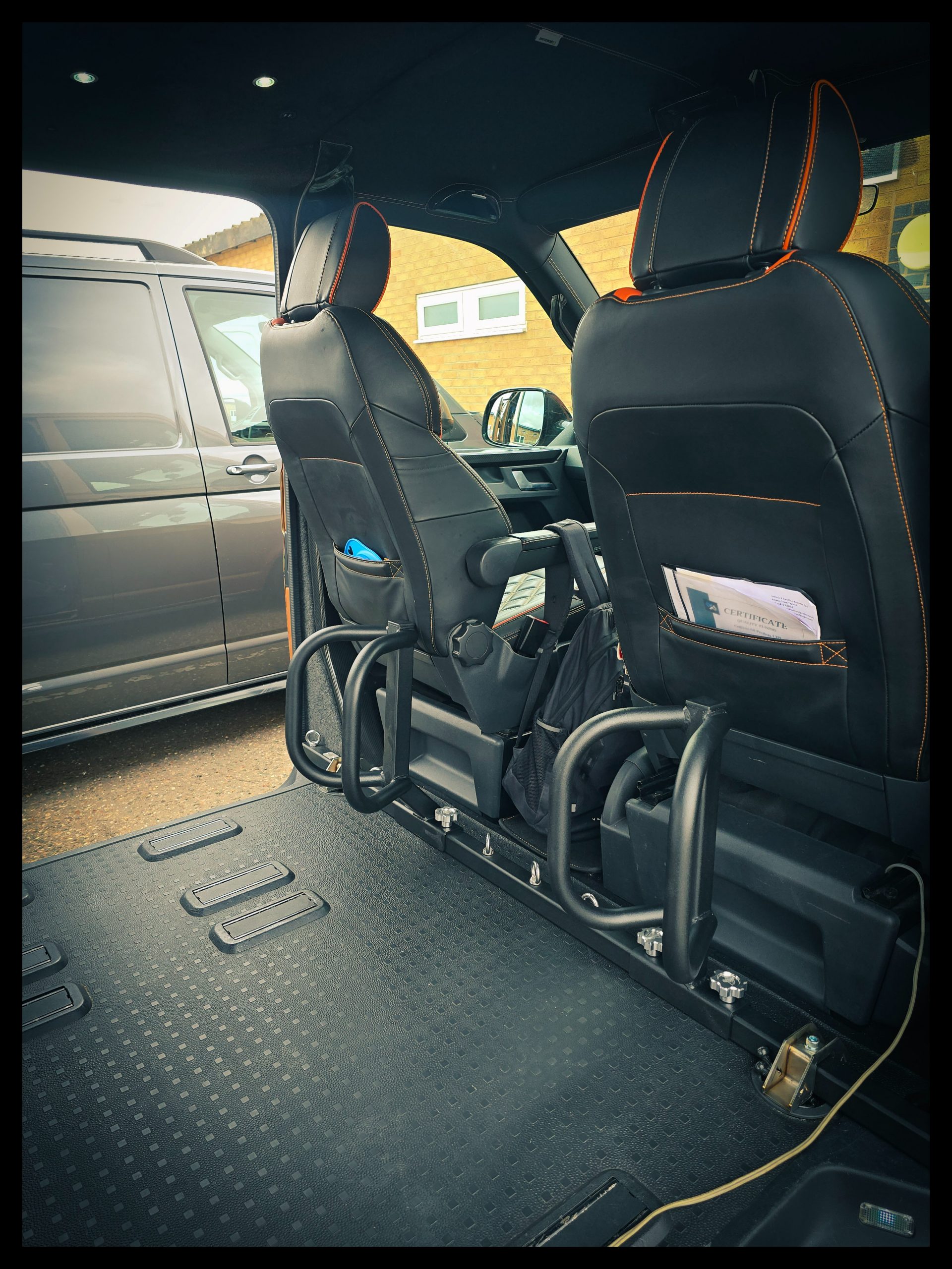 VW Transporter Kombi Modular Van Bike Rack - Loaded Bikes Loaded Bikes Modular Bike Rack Transporter Kombi 05