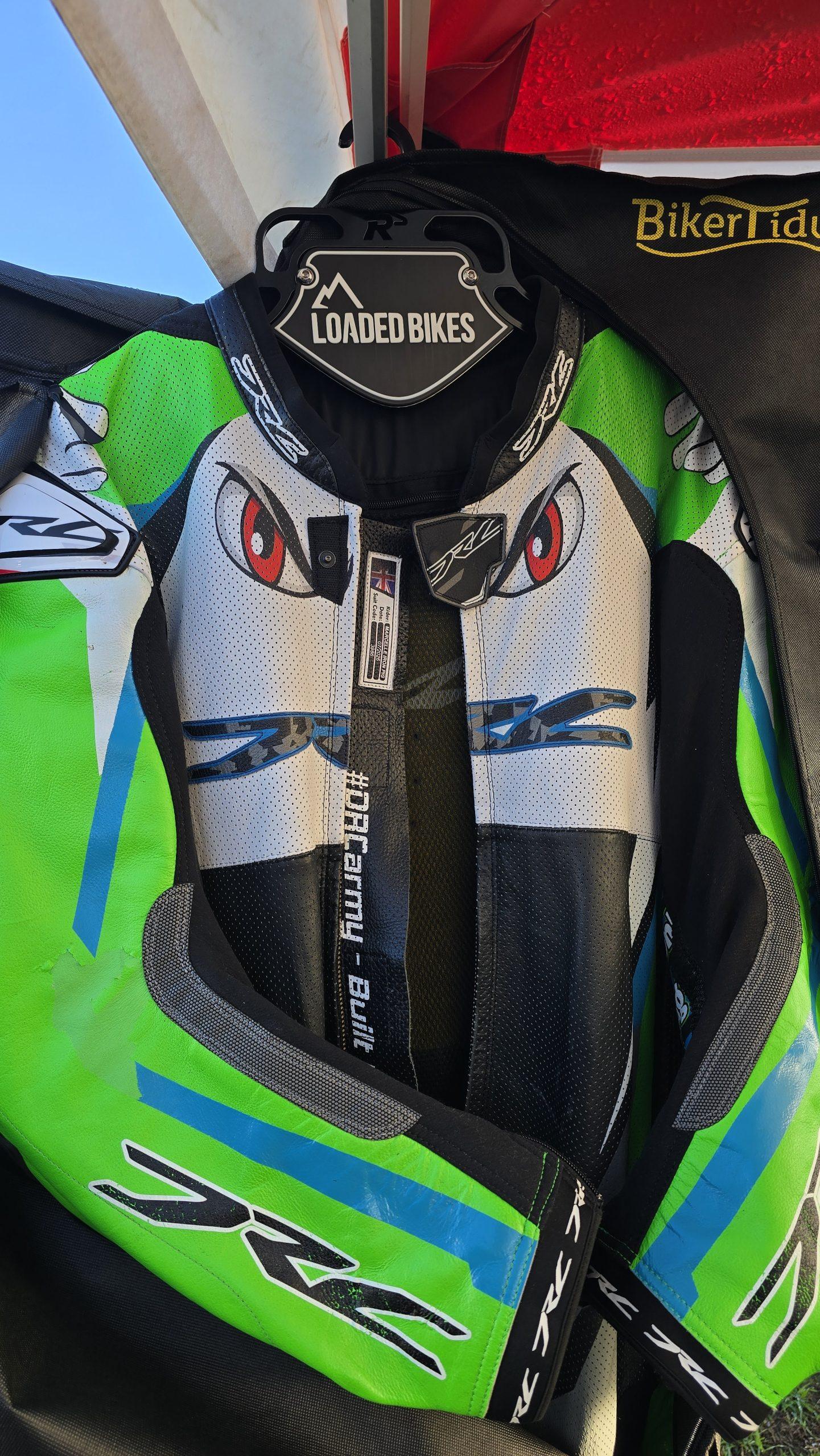 Motorcycle leathers hanger - loaded bikes Hanger
