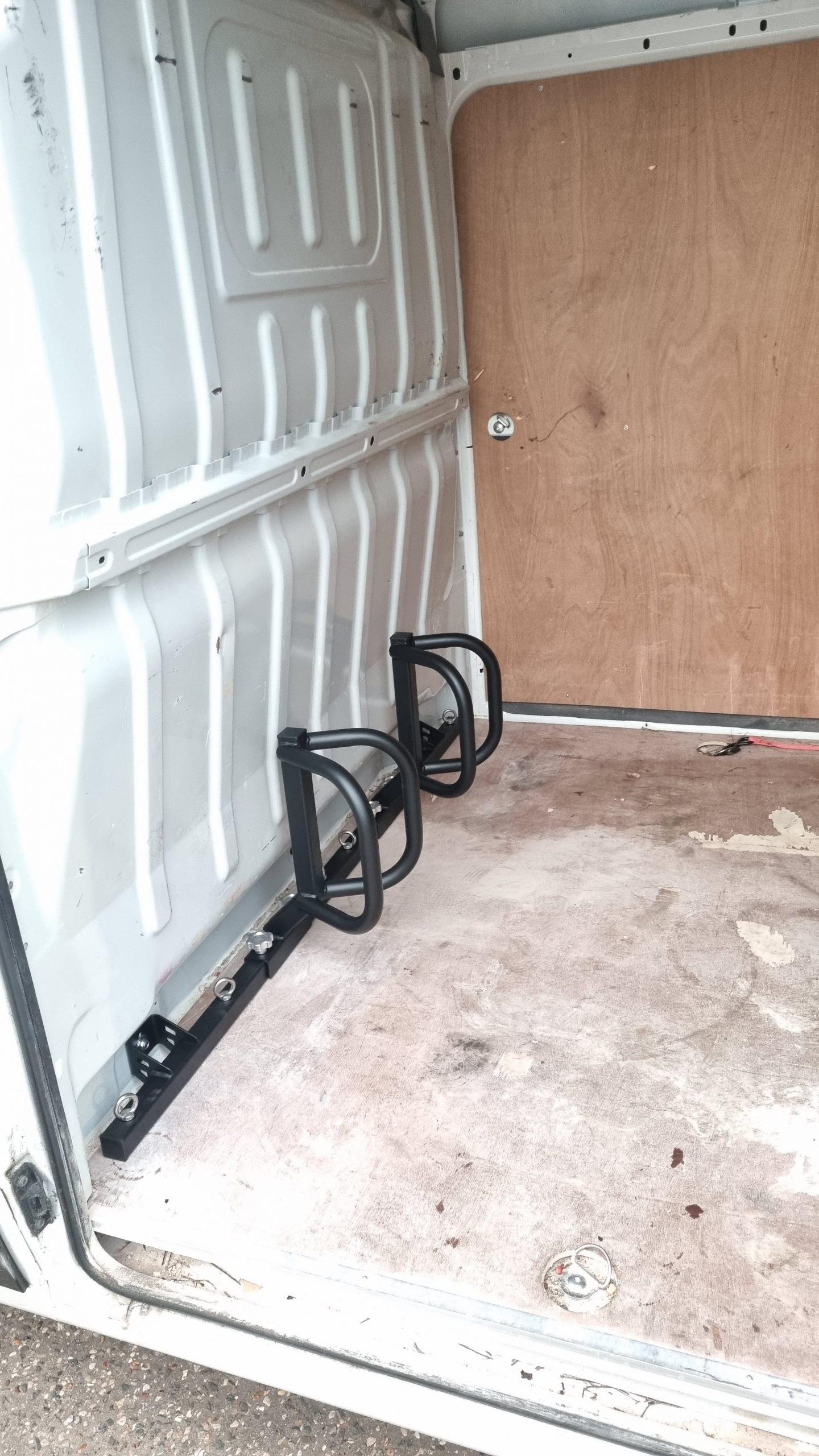 Modular bike rack for citreon relay and ducato van - loaded bikes Relay ducato modular (3)