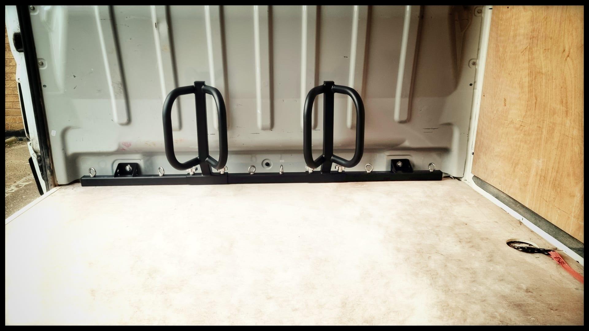 Modular bike rack for citreon relay and ducato van - loaded bikes Relay ducat modular (4)