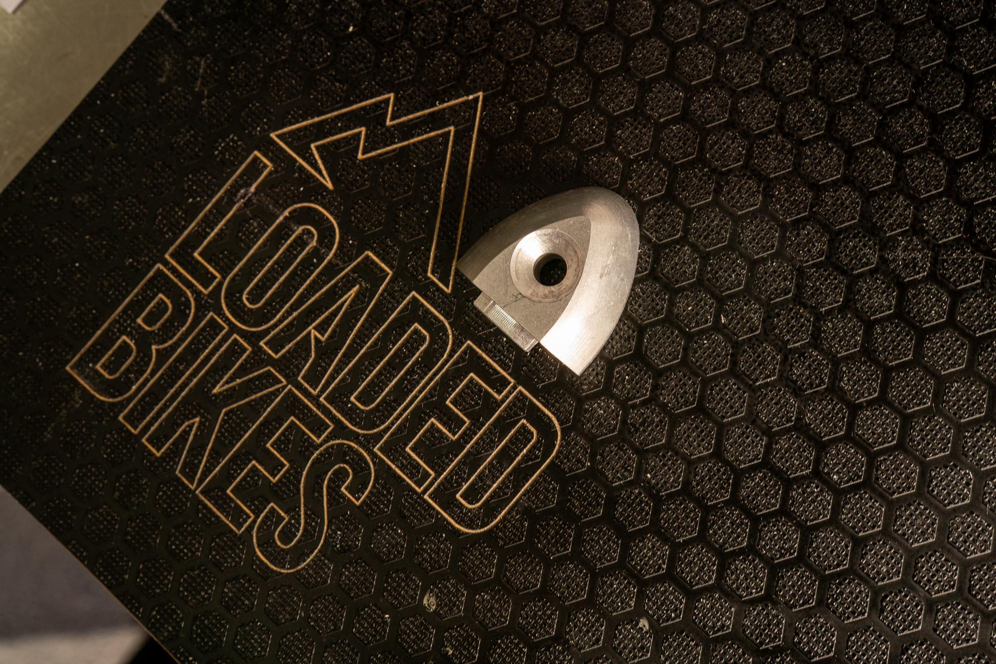 L-track flush and surface rail end caps - loaded bikes Flush and surface rail cap