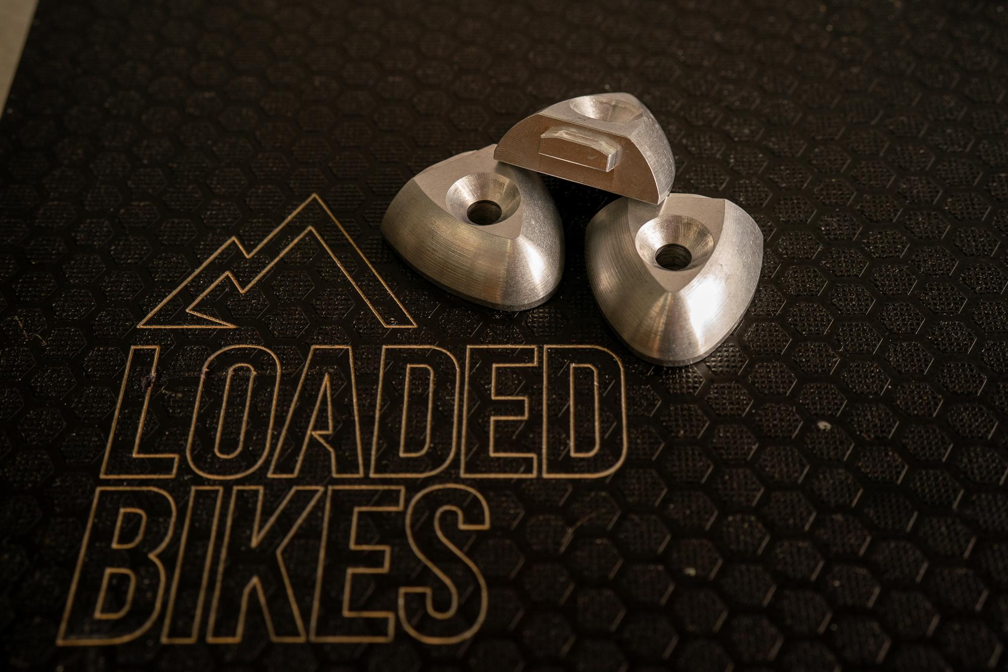 L-track flush and surface rail end caps - loaded bikes Flush and surface rail cap