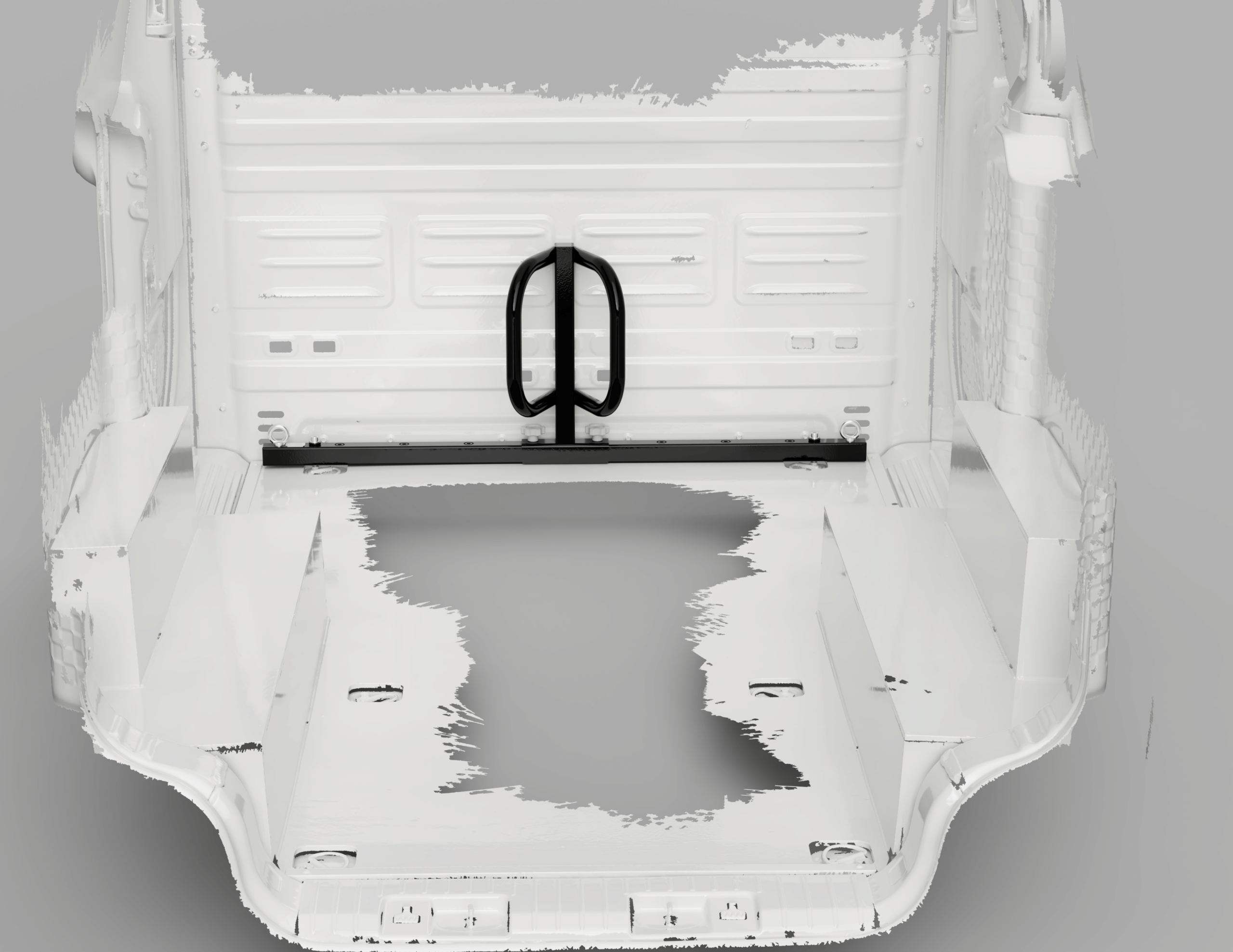 Kia pv5 panel van modular rack - loaded bikes Kia pv5 1
